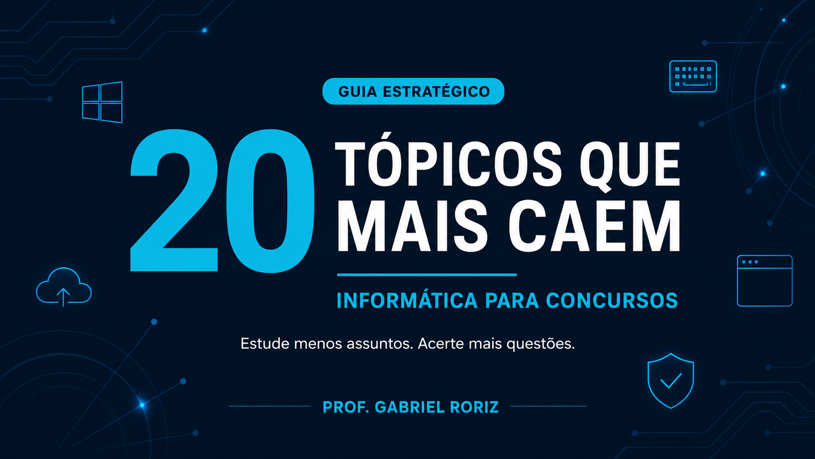 Guia dos 20 tópicos que mais caem